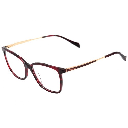 Óculos de Grau Hickmann Hi 6124 E02 Vermelho Translúcido