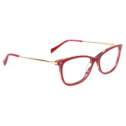 Óculos de Grau Hickmann HI6116 H02/53 Vermelho e Dourado