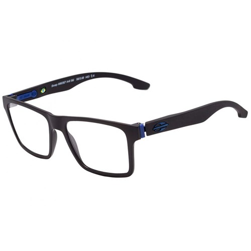 Óculos de Grau Preto Fosco/ Cinza Polarizado/ Azul Espelhado Polarizado Mormaii Swap Clip On