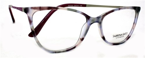 Óculos de Grau Sabrina Sato Sb5002 Acetato C2 C4 (Rosa C2, 54-16-140)
