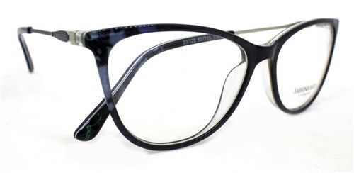 Óculos de Grau Sabrina Sato Ss322 Acetato C2 C3 (Azul C2, 53-15-138)