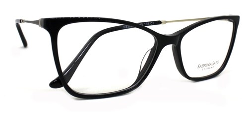 Óculos de Grau Sabrina Sato Ss308 Acetato C1 (Preto C1, 55-15-138)
