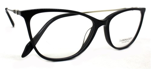 Óculos de Grau Sabrina Sato Ss312 Acetato C1 C2 (Preto C1, 55-15-142)
