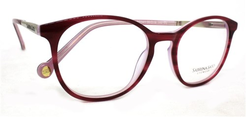 Óculos de Grau Sabrina Sato Ss341 Acetato Vermelho C2 (Vermelho C2, 50-19-140)