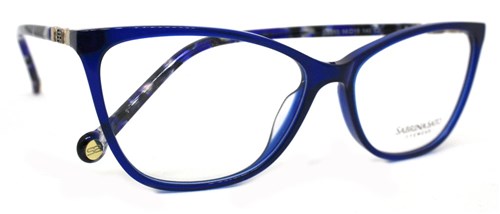 Óculos de Grau Sabrina Sato Ss353 Acetato C2 (Azul C2, 56-15-140)