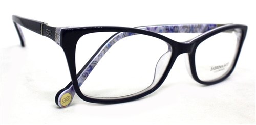 Óculos de Grau Sabrina Sato Ss356 Acetato C3 (Azul C3, 53-16-140)