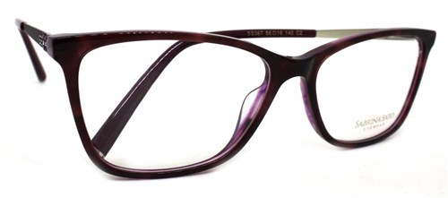 Óculos de Grau Sabrina Sato Ss387 Acetato Roxo C2 Lilas C3 (Roxo C2, 56-16-140)
