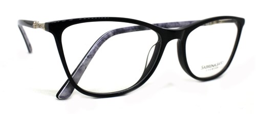 Óculos de Grau Sabrina Sato Ss329 Acetato Preto C1 (Preto C1, 54-16-138)