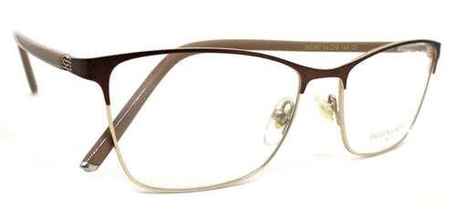 Óculos de Grau Sabrina Sato Ss390 Metal Marrom C2 (Marrom C3, 54-16-140)
