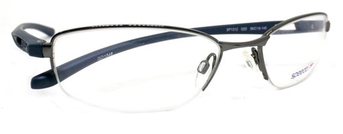 Óculos de Grau Speedo Sp1312 (Grafite/Azul 02D, 56-19-140)
