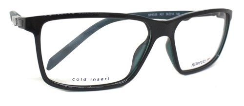 Óculos de Grau Speedo Sp4038 com Hastes 360 (Preto A01, 56-14-140)