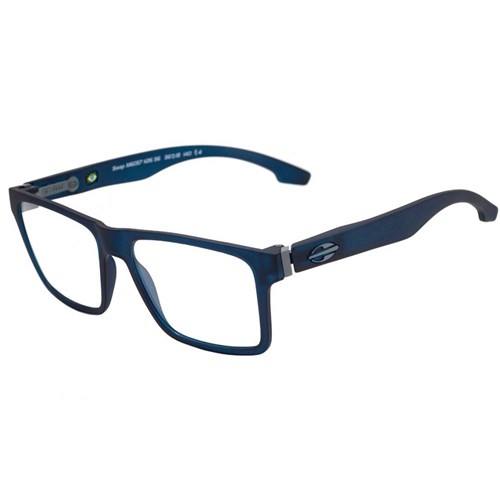 Óculos de Grau Swap Clip On Azul Translúcido Fosco Mormaii