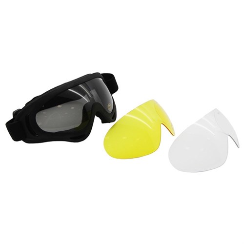 Óculos de Proteção Airsoft Luni 3 Lentes - Nautika