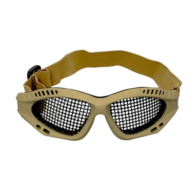 Óculos de Proteção Cyma HY041TS com Tela de Metal - Tan