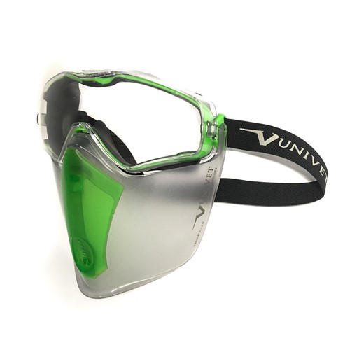 Óculos de Proteção Univet 6X3 Lente Incolor + Mascara Esportivo (Incolor, ELÁSTICO, UNIVET)