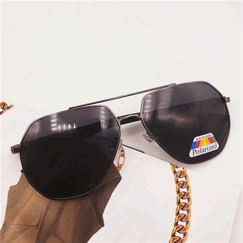 Óculos de Sol Aviador E11077 (Preto Grafite C3)