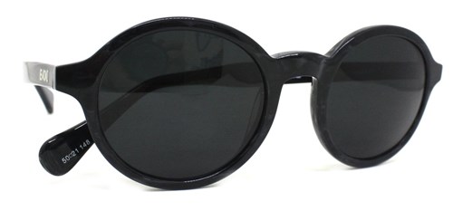 Óculos de Sol Evoke Kosmopolite Ds 1 A02 Black Wood Silver Mirror (Preto A02, 50-21-148)