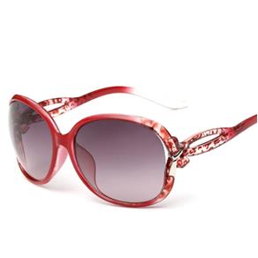 Óculos de Sol Feminino Ombre Fashion (Vermelho)