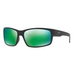 Oculos Sol Arnette Fastball An4202 01/1l Preto Fosco Verde Espelhado Polarizado