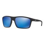 Oculos Solar Arnette Sandbank An4229 01/25 - Preto Fosco / Lente Azul Espelhada
