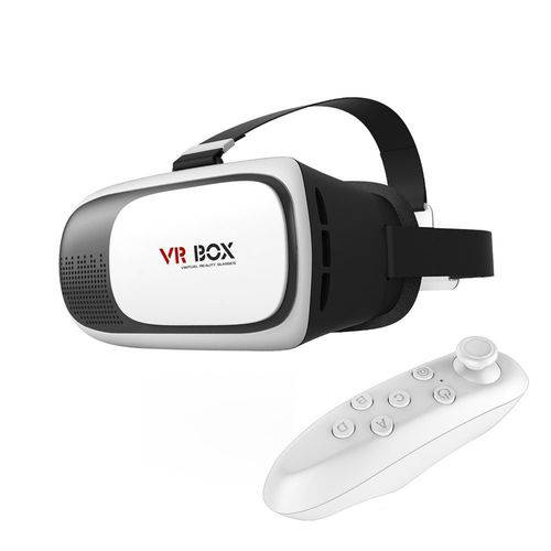 Oculos Vr Box 3d com Controle Bluetooth 2.0