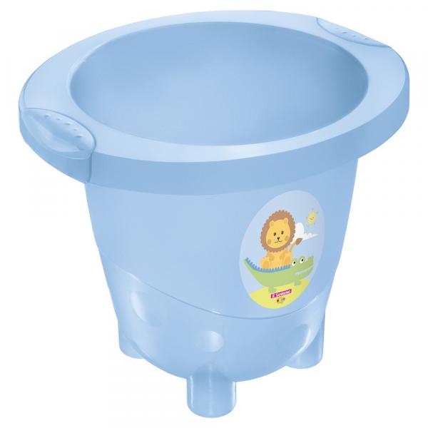 Ofurô Infantil Plástico -18 Litros-Cor Azul-SANREMO