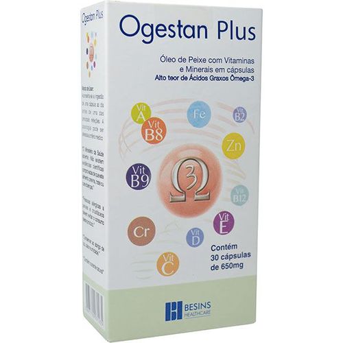 Ogestan Plus Besins Healthcare 30 Cápsulas