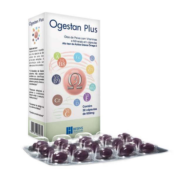 Ogestan Plus Besins Healthcare 30 Cápsulas