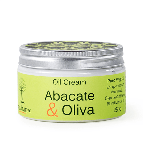 Oil Cream Orgânica - Abacate e Oliva 250G
