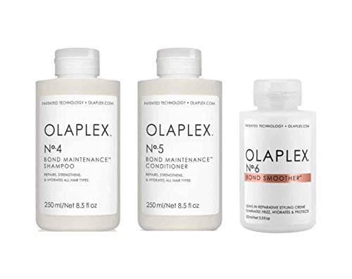 Olaplex Trio Pack N4 + N5 + N6 -Kit com Shampoo 250ml + Condicionador 250ml + Leave-in 100ml