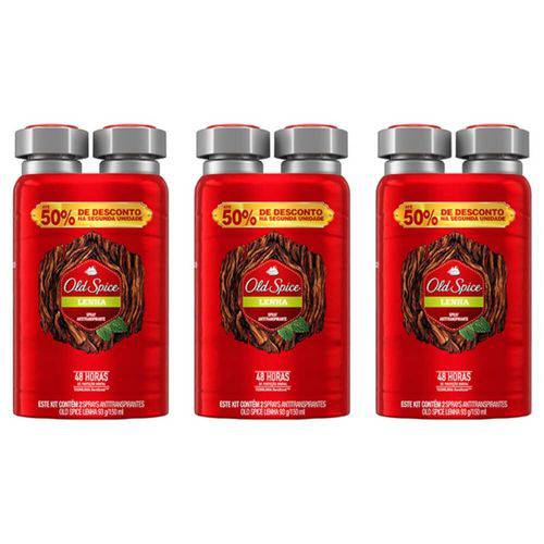 Old Spice Lenha Desodorante Aerosol 2x150ml (kit C/03)