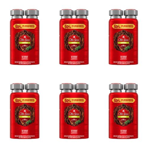 Old Spice Lenha Desodorante Aerosol 2x150ml (kit C/06)