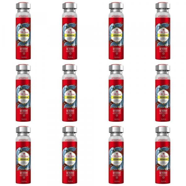 Old Spice Pegador Desodorante Aerosol Antitranspirante 150ml (Kit C/12)