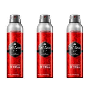 Old Spice Vip Desodorante Aerosol Masculino 150ml - Kit com 03