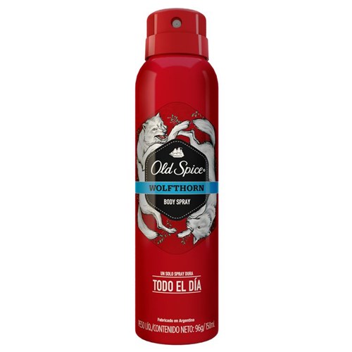 Old Spice Wolfthorn Body, Spray Desodorante, 150 Ml