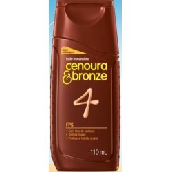 Óleo Bronzeador Cenoura Bronze FPS4 Sem Perfume 110ml - CENOURA e BRONZE