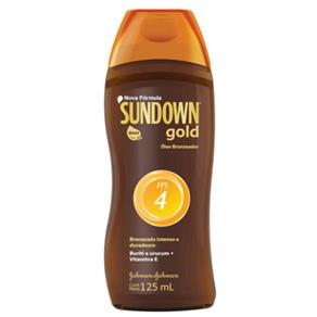 Óleo Bronzeador Sundown Gold Fps 4 - 125Ml