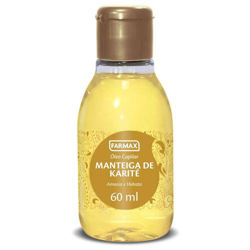 Óleo Capilar Manteiga de Karité Farmax - 60ml
