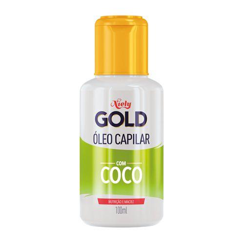 Óleo Capilar Niely Gold Hidratação Milagrosa Água de Coco - 100ml