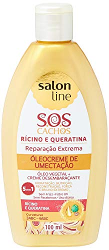 Óleo Creme Umectação 100ml SOS 5 em 1 Unit, Salon Line