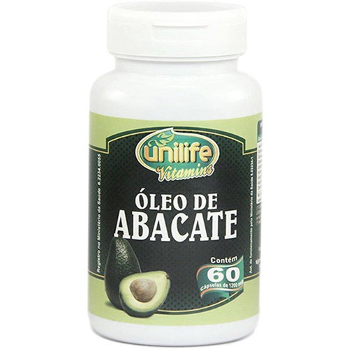 Óleo de Abacate 60 Cápsulas 1200mg - Unilife