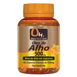 Óleo de Alho 500mg Oh2 Nutrition - 60 Softgels