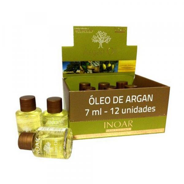Óleo de Argan Inoar 7ml - Argan Oil - Caixa com 12 Unidades