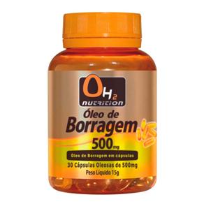 Óleo de Borragem 500mg Oh2 Nutrition - 30 Softgels