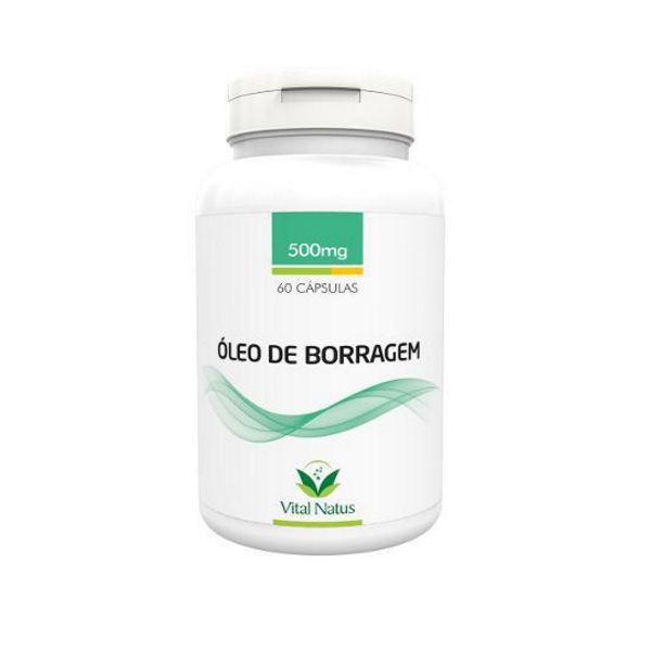 Oleo de Borragem - 60 Capsulas 500mg - Vital Natus