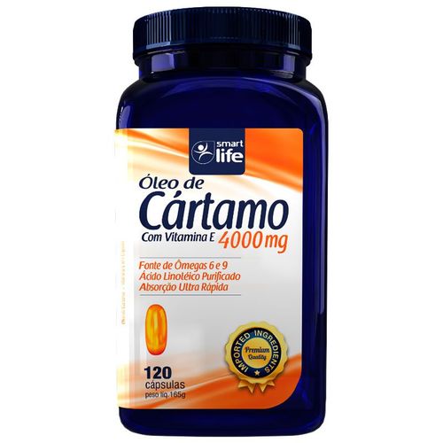 Óleo de Cartamo 120 Cápsulas com Vitamina e 4000mg Smart Life