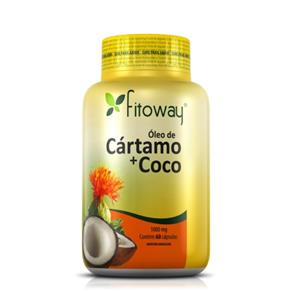 Oleo de Cartamo + Coco Fitoway - 60 Cáps