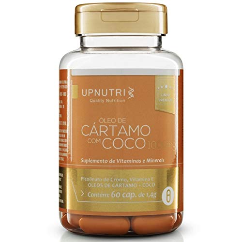 Oleo de Cartamo com Coco - 60 Capsulas de 1000mg - Upnutri