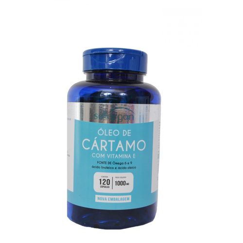 Óleo de Cártamo com Vitamina e 1000mg 120 Capsulas - Solorgan