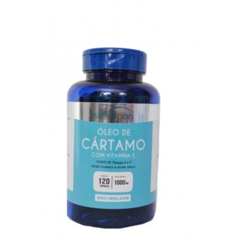 Óleo de Cártamo com Vitamina e 1000mg 120 Capsulas - Solorgan
